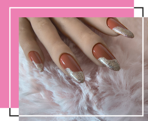 Closeup of the Chocolate Nails